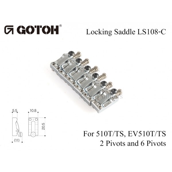 Gotoh Locking Saddle LS108-C  สำหรับ 510T/TS, EV510T/TS